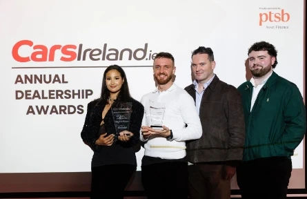 The team at Ashford Motors at the Cars Ireland Awards